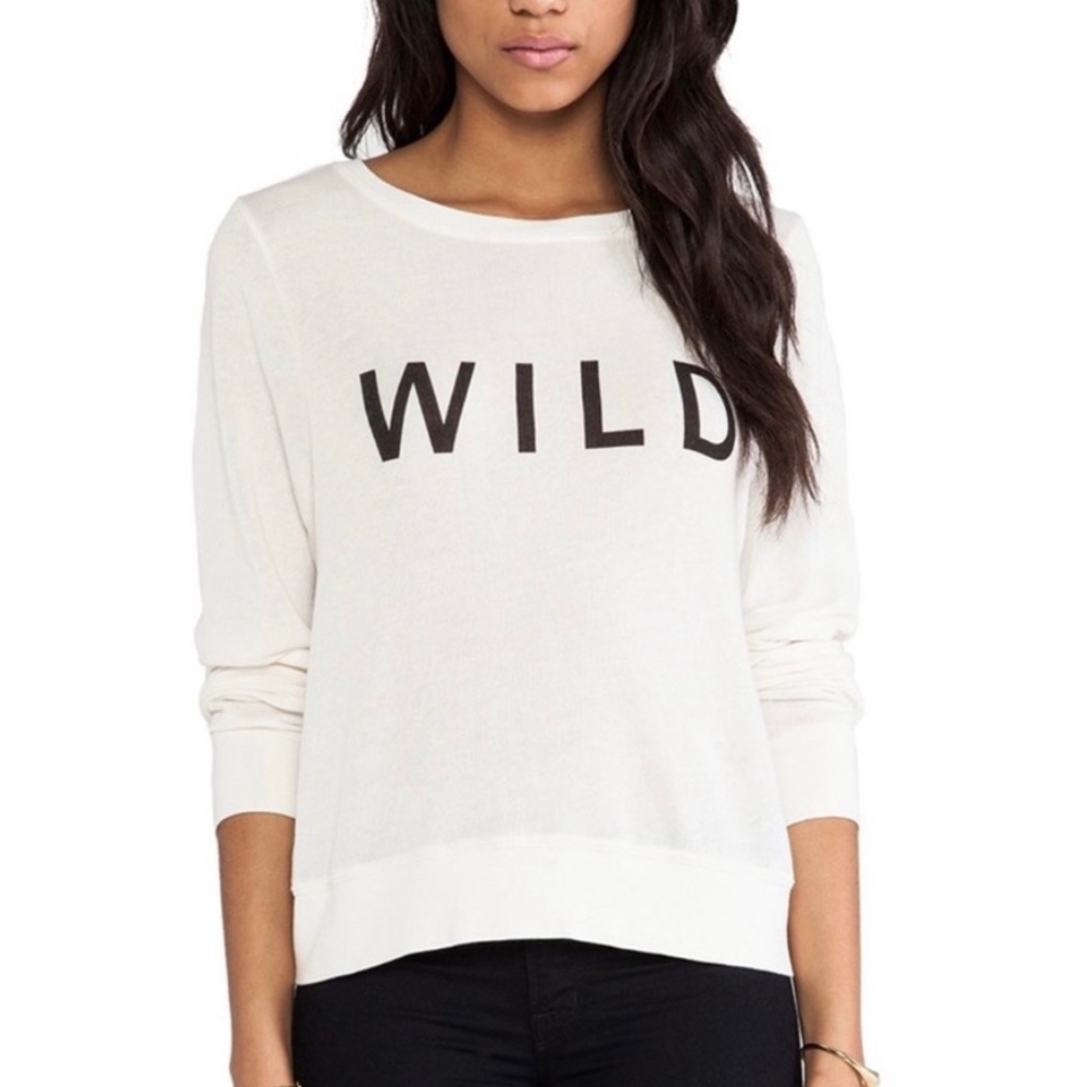 Wildfox “wild” long sleeve shirt